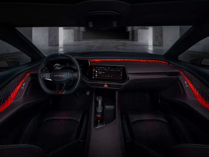 The interior features a 12.3-inch dash screen and a 3 inch-by-10 inch heads up display.