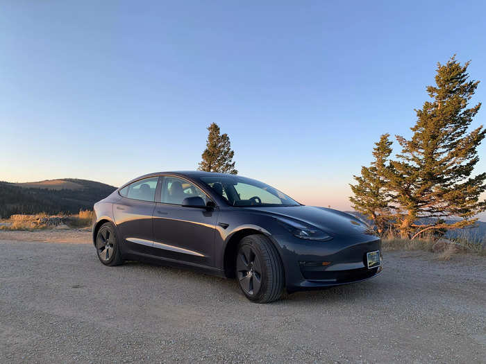 The day after arriving in Helena, I took the Tesla for a spin to see how the car fared in the mountains. I drove it to a campsite near the Continental Divide, and was impressed with how it handled the bumpy dirt roads.