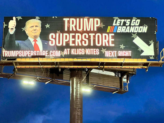 When I was in North Myrtle Beach, South Carolina, I spotted a billboard advertising a Donald Trump Superstore. My curiosity got the best of me, and I decided to stop in and pay a visit.