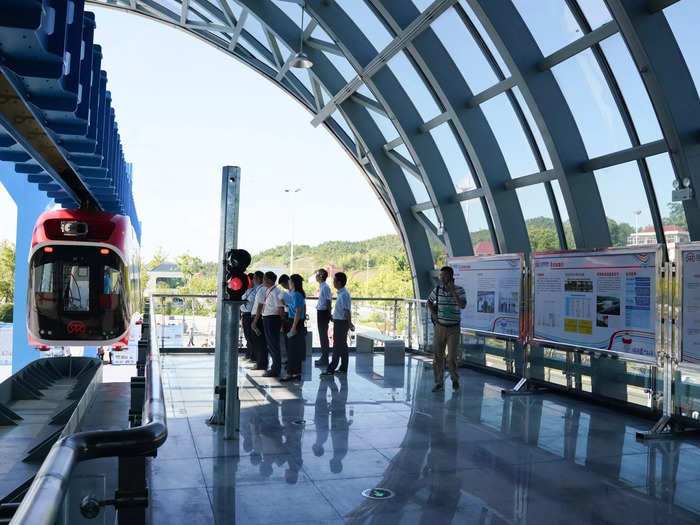 Traditional maglev train systems use electromagnets, which require electric current to get things moving.