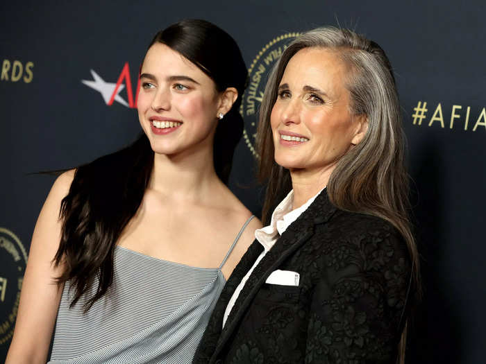 Margaret Qualley is the daughter of Andie MacDowell.