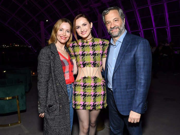 "Euphoria" star Maude Apatow is the daughter of director Judd Apatow and actress Leslie Mann.