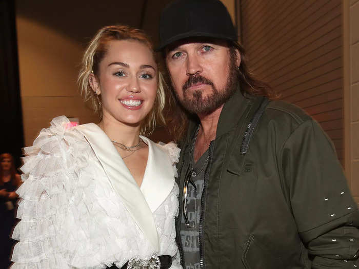 Miley Cyrus became known for her role in "Hannah Montana" and for being Billy Ray Cyrus