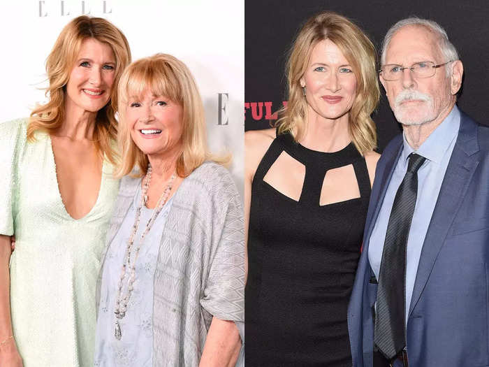 "Big Little Lies" actress Laura Dern followed her parents, Diane Ladd and Bruce Dern, into acting.