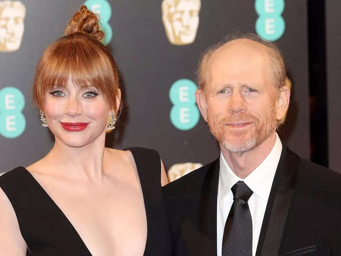 "Jurassic World" actress Bryce Dallas Howard is the daughter of actor and filmmaker Ron Howard.