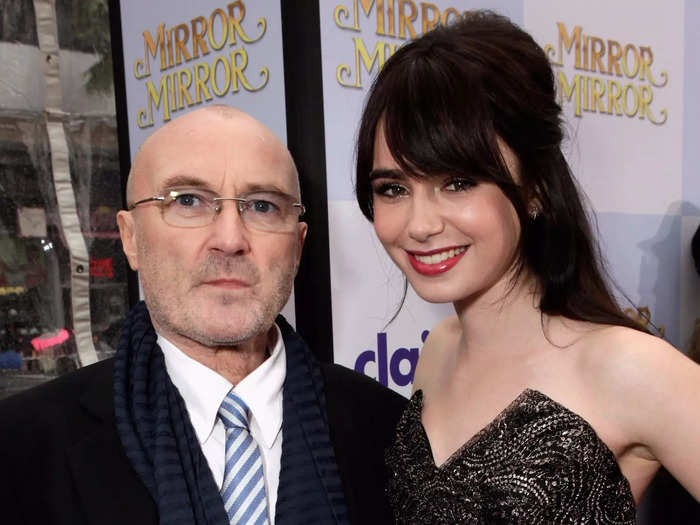 Lilly Collins went into acting at a young age, and her dad is musician Phil Collins.