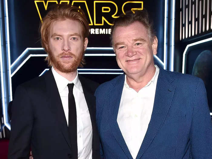 Domhnall Gleeson, known for "Star Wars: The Force Awakens," "Star Wars: The Last Jedi," and "The Revenant," is the son of famed Irish actor Brendan Gleeson.