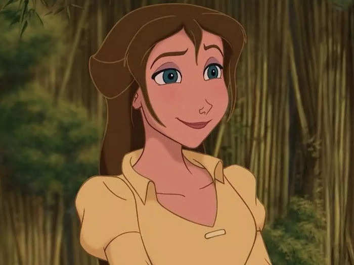 Jane has been a character for as long as Tarzan. She made her debut in the 1912 story by Edgar Rice Burroughs, "Tarzan of the Apes." This is what she looks like in the 1999 Disney film.