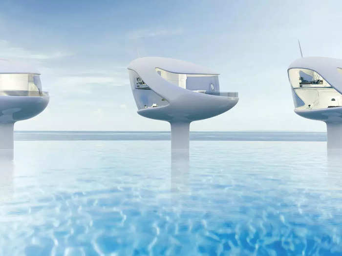 Ocean Builders, based in Panama, is building floating pod homes.