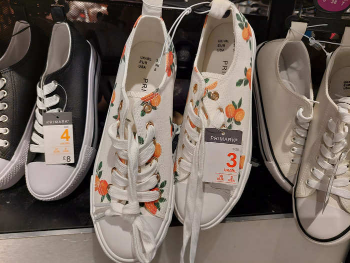 Every pair of these shoes I saw had the price pulled off their label.