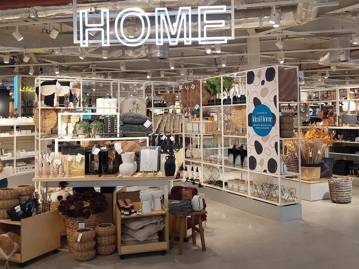 The store also sold homewares.