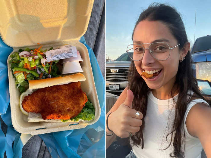 This fresh, local, fried flounder platter cost $23.