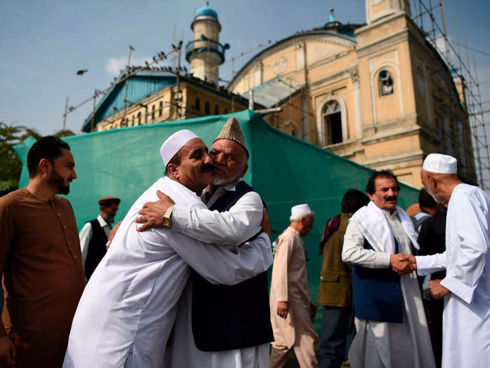 Three short years ago, Afghan Muslims celebrated the holiday with hugs and prayers at Shah-e-Do Shamshira mosque in Kabul.