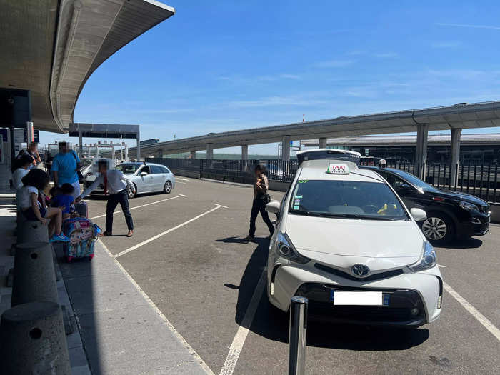 Parking spots at the airport helped alleviate traffic and made arriving and departing less stressful.