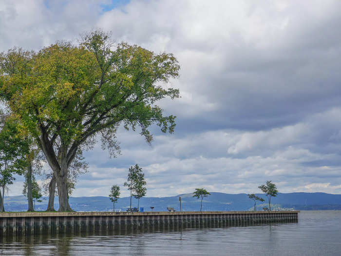 For swimming, we go to the beach at Croton Point Park.