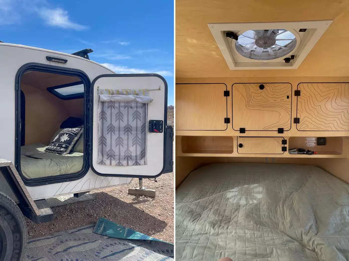 I knew the camper would be small, but I was surprised by just how tight 45 square feet can feel.