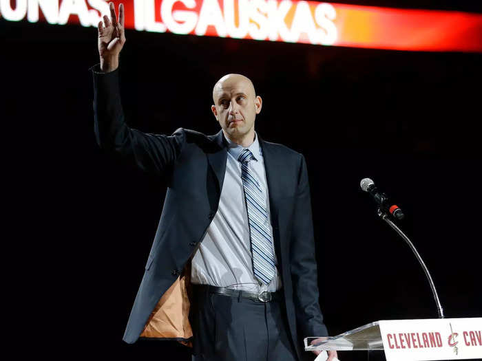 Ilgauskas retired a two-time All-Star in 2011. He briefly worked for the Cavs front office and coached a high school team in 2015. His number was retired by the Cavs in 2014.