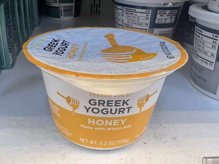 Honey-flavored Greek yogurt pairs well with waffles or granola.