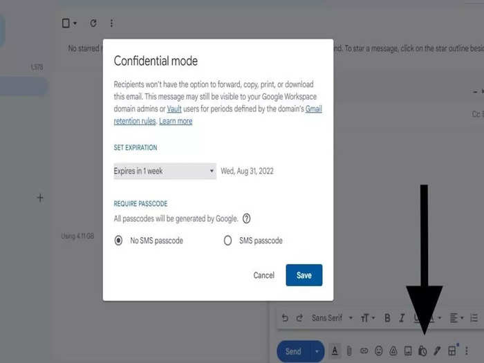 ​How to send confidential mail on Gmail