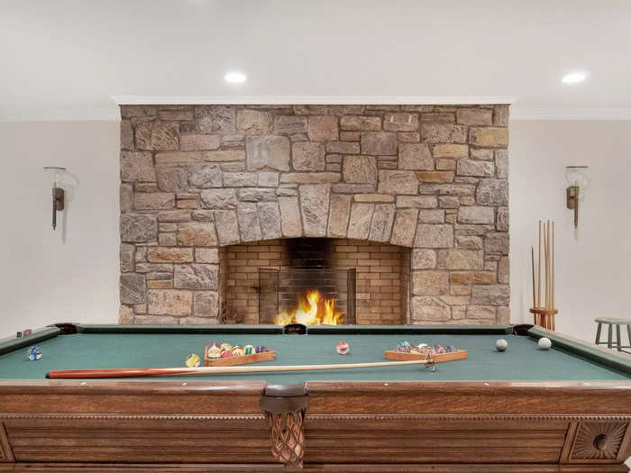 Or play a game of pool by the fire.