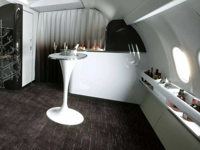 This is no ordinary commercial airplane. Inside, there