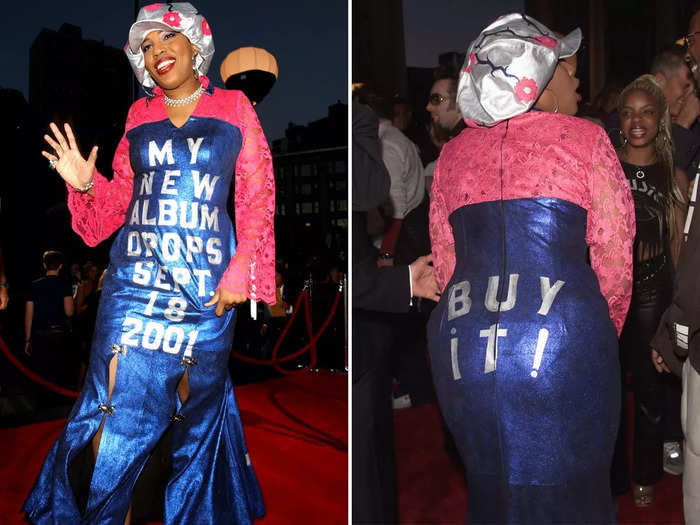 But Macy Gray arguably had the most unique outfit idea out of everyone that year.