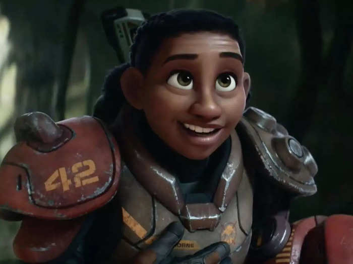 Palmer voiced the character Izzy in the 2022 Pixar film "Lightyear."