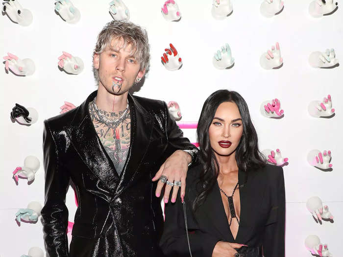 Machine Gun Kelly, 6-foot-4, is a foot taller than 5-foot-4 wife Megan Fox.