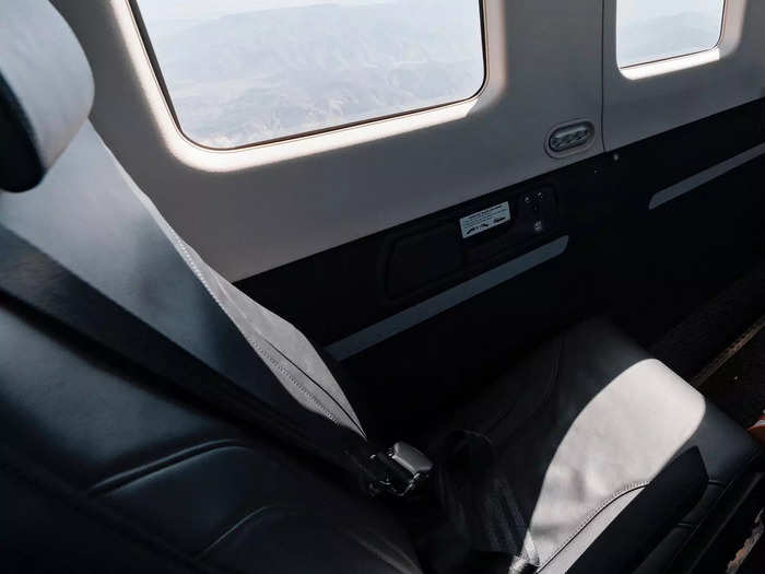 The seats have been specially designed to be easily removed or added to the aircraft depending on need. For example, if an operator wants more cargo space, they can remove the seats using two simple latches.