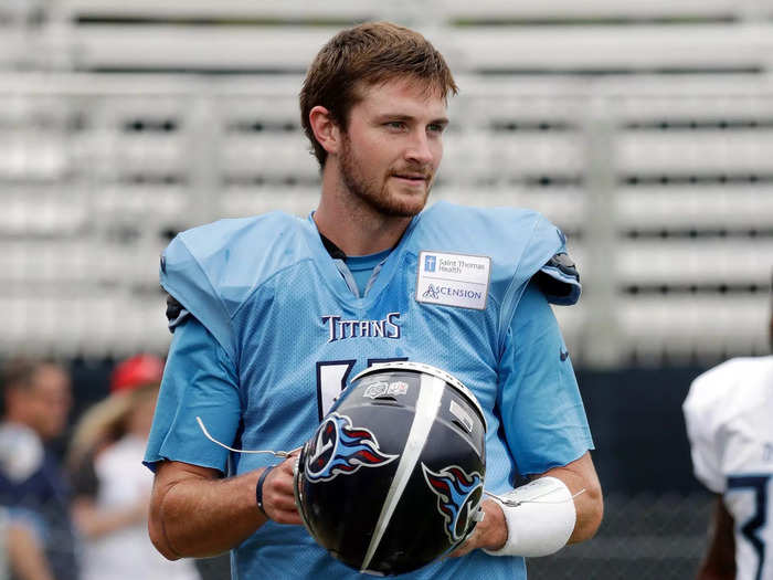 The Titans drafted Luke Falk with the 199th pick in the sixth round.