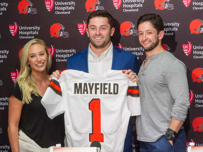 Baker Mayfield went No. 1 overall to the Browns, winning what had been a big debate over who should go first in the draft.