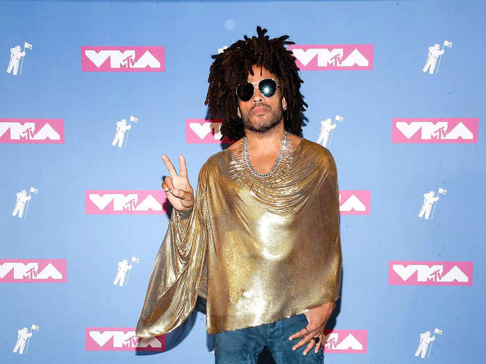 Lenny Kravitz attended the 2018 VMAs in a look that felt very outdated.