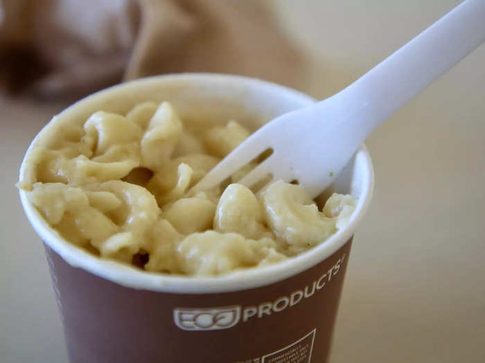 The truffle mac and cheese was fine, but not as good as Panera