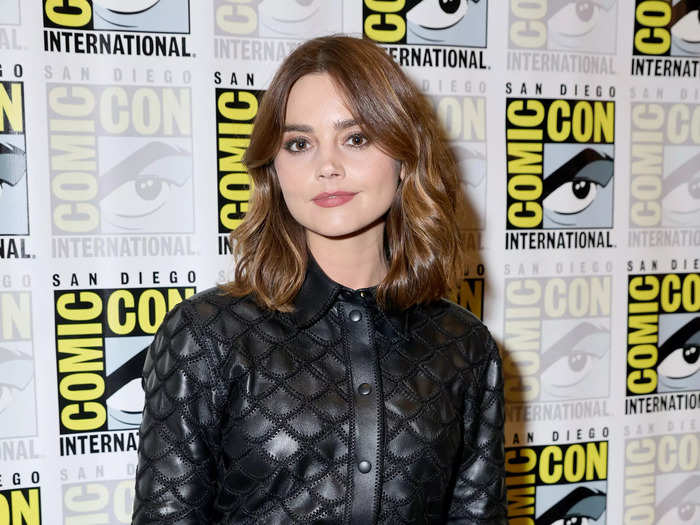 Jenna Coleman looks similar to her character with shorter, lighter hair.