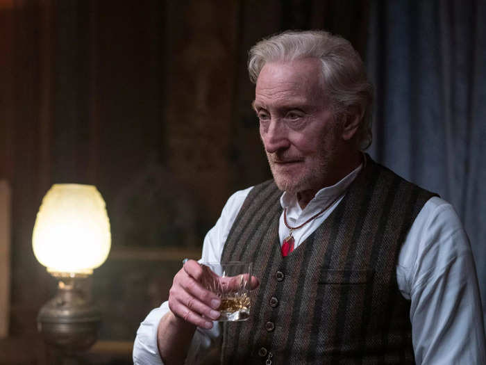 Charles Dance plays Roderick Burgess, the occultist who traps Morpheus for a century.