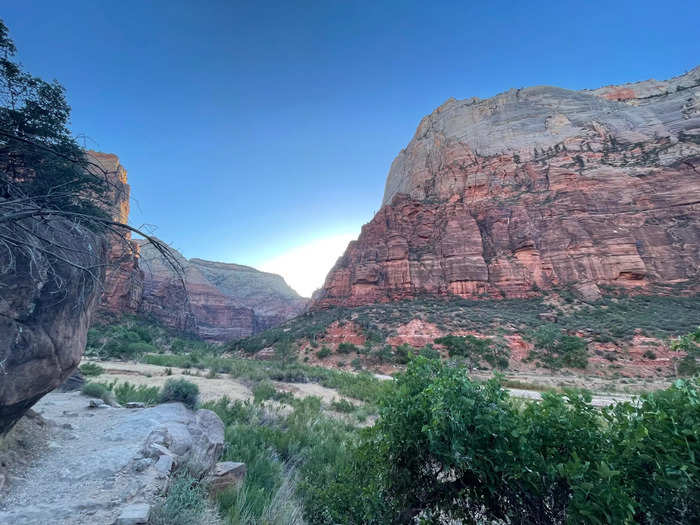 Even if you hike Angels Landing super early, there will likely still be crowds.