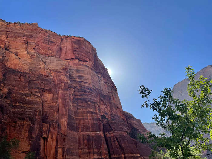 Hikers have to enter a lottery to climb Angels Landing, and they