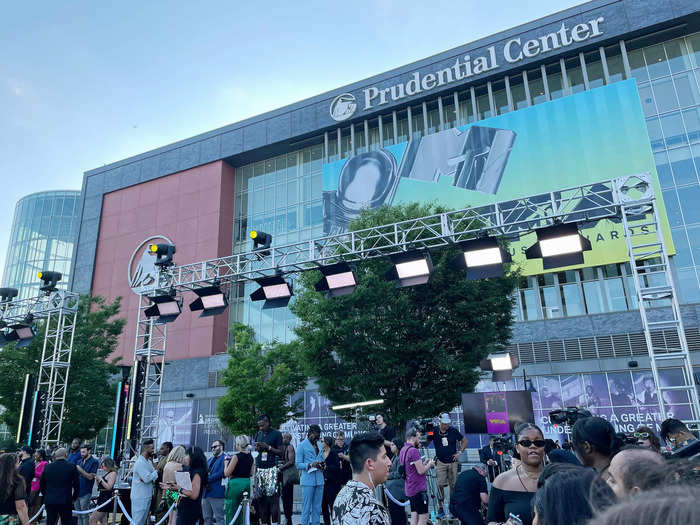 The 2022 VMAs took place on Sunday at the Prudential Center in Newark, New Jersey.