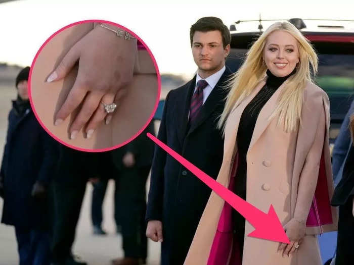Her engagement ring is reportedly worth $1.2 million.