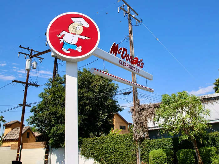 Back outside, the restaurant has a drive-thru.