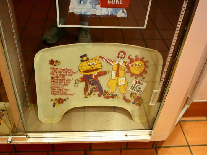 Merchandise with Ronald McDonald, Mayor McCheese, and other members of the McDonald