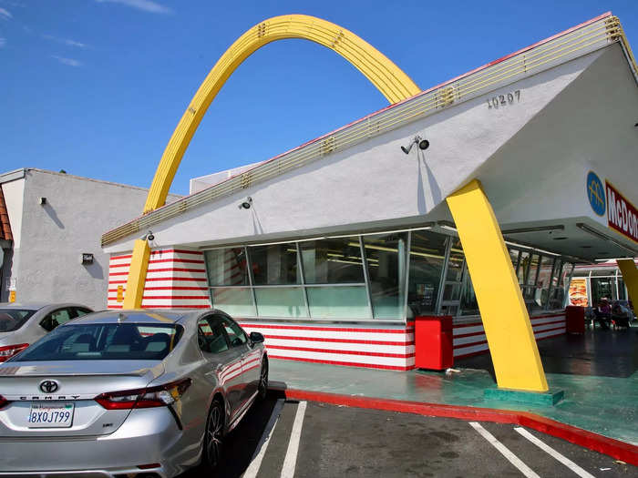 There are golden arches, but they look quite different from what I