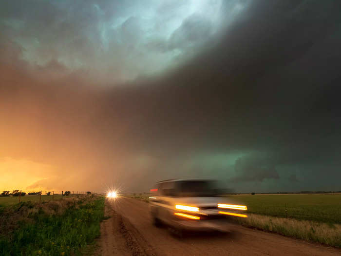 Unseasonable, larger, and more severe storms as a result of climate change are linked to the sky turning colors similar to that of a "dead planet," as Insider reported.