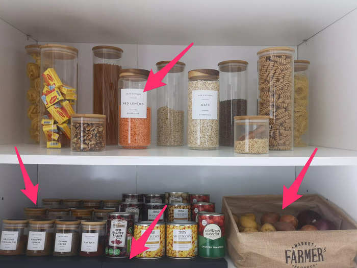 I started living with an extreme organizer in July, and she showed me a number of hacks and low-cost purchases that can improve a kitchen.