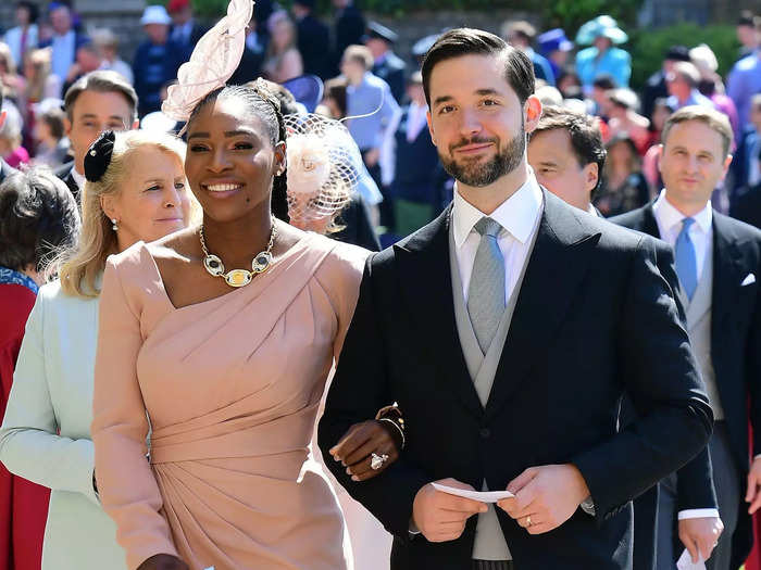 Less than a year later, Williams and Ohanian attended one of the only ceremonies more extravagant than their own: the wedding of Prince Harry and Meghan Markle at Windsor Castle in England.