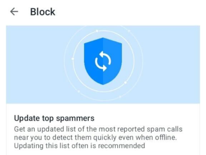 ​Block spam calls