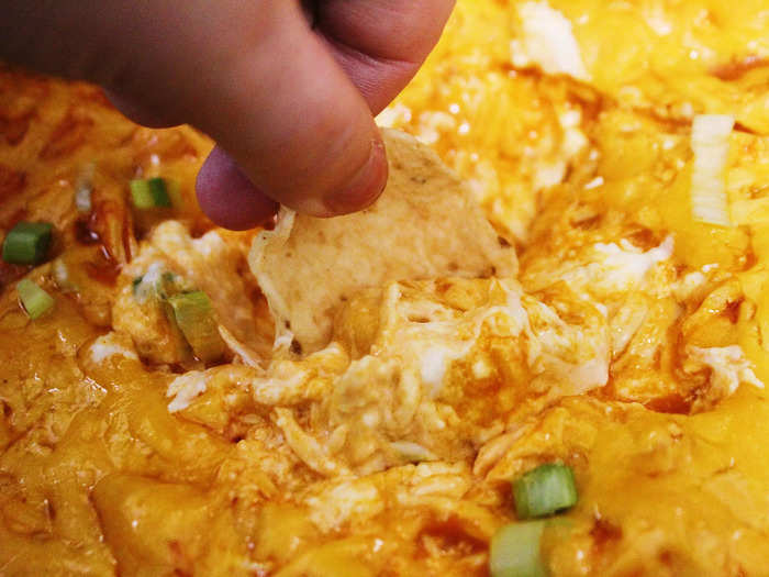 The dip was perfectly creamy, spicy, and cheesy — another successful slow-cooker recipe that