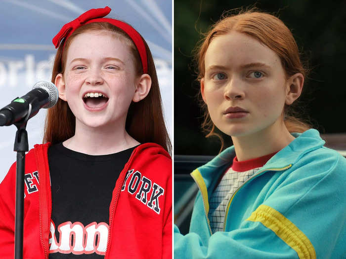 Sadie Sink is another early-life Broadway star. In 2012, she played the eponymous orphan in "Annie".