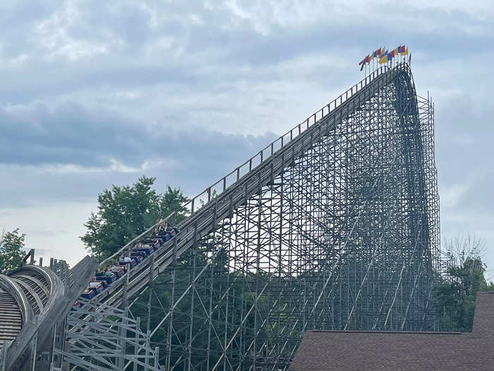 All three wooden roller coasters were very impressive, but The Voyage stood out.