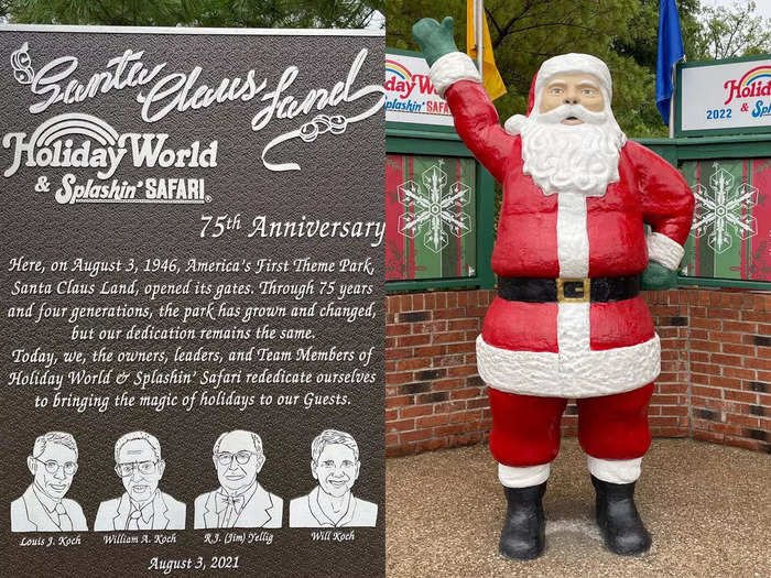 Holiday World was called Santa Claus Land before it expanded in the 1980s.